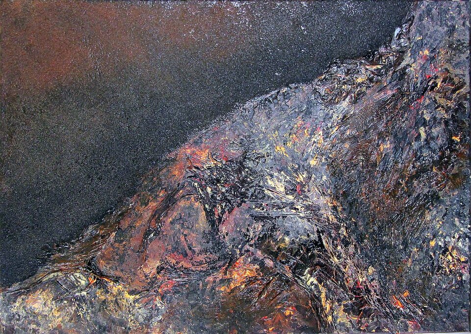 Metamorphose, Mischtechnik auf Leinwand, Sigrid Braun-Umbach