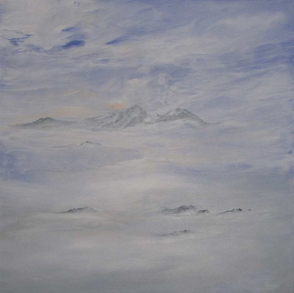 Helvetia, Acryl auf Leinwand, Sigrid Braun-Umbach