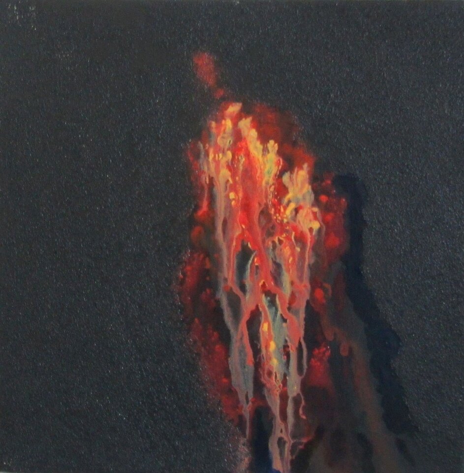 Ausbruch 3, Mischtechnik auf Leinwand, Sigrid Braun-Umbach
