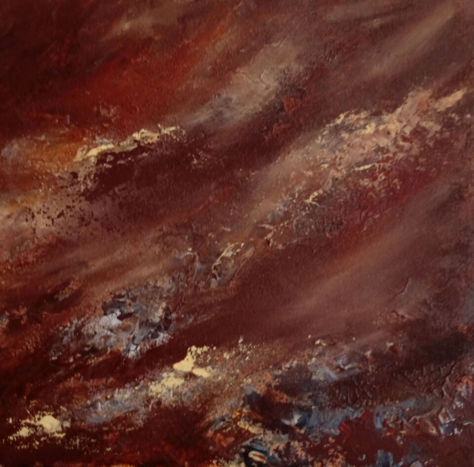 Relikte 2, Acryl Malkarton, Sigrid Braun-Umbach