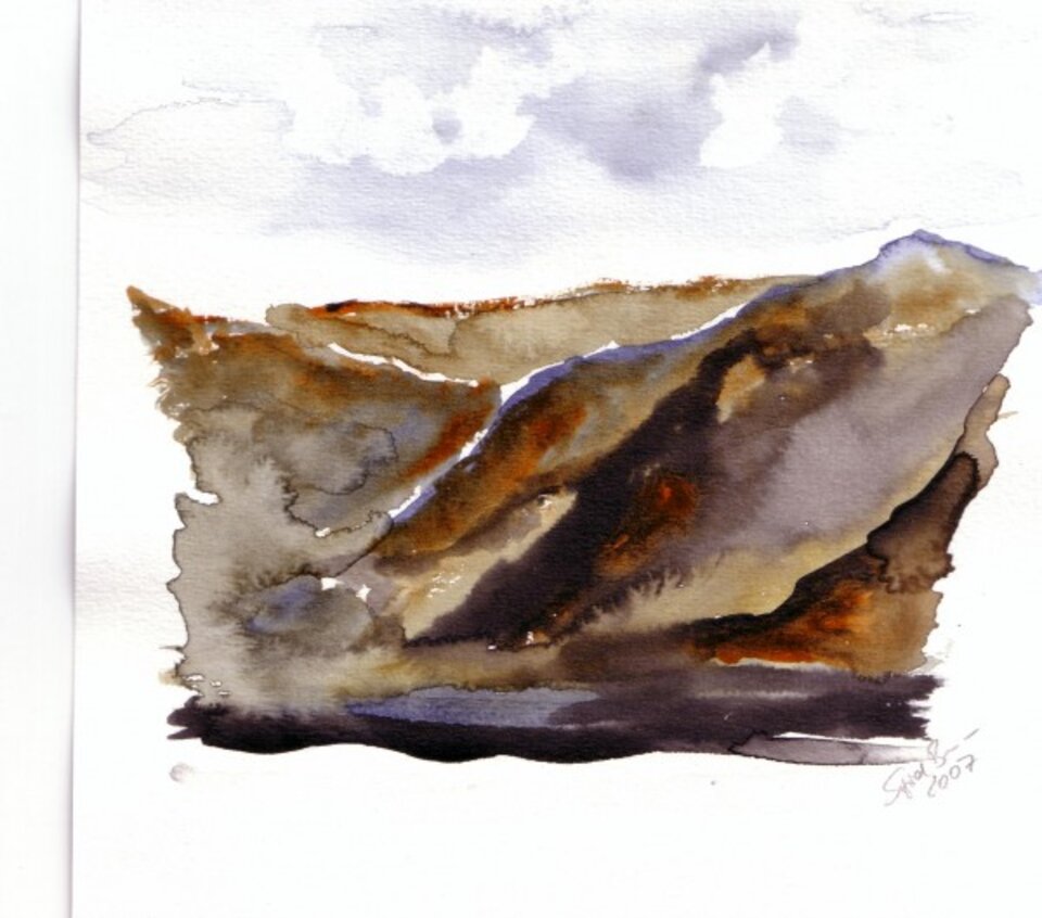 o.T., Aquarell , Sigrid Braun-Umbach