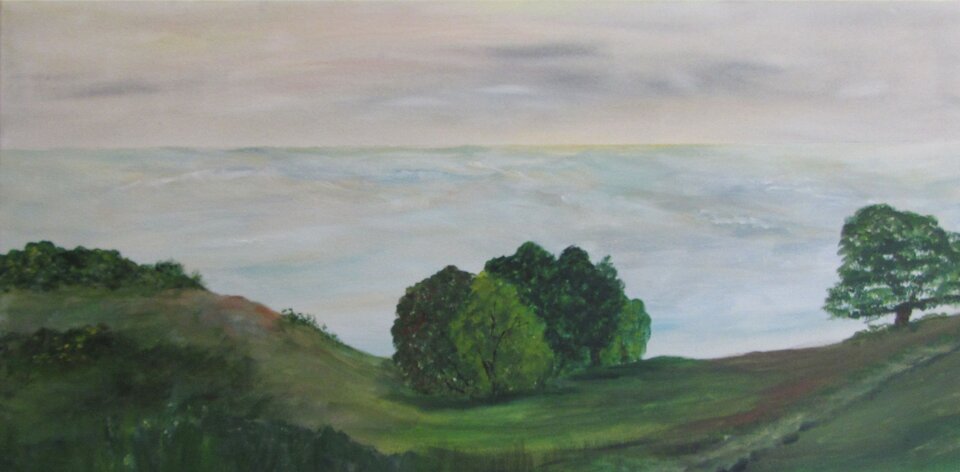 Ostseefrieden, Acryl auf Leinwand, Sigrid Braun-Umbach