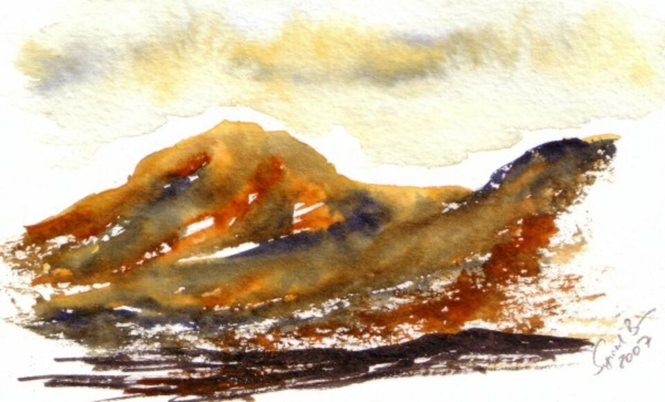 o.T., Aquarell auf Papier, Sigrid Braun-Umbach