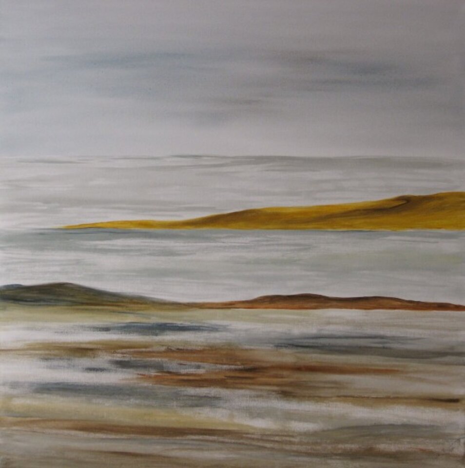 Ria Formosa - Algarve, Acryl auf Leinwand, Sigrid Braun-Umbach