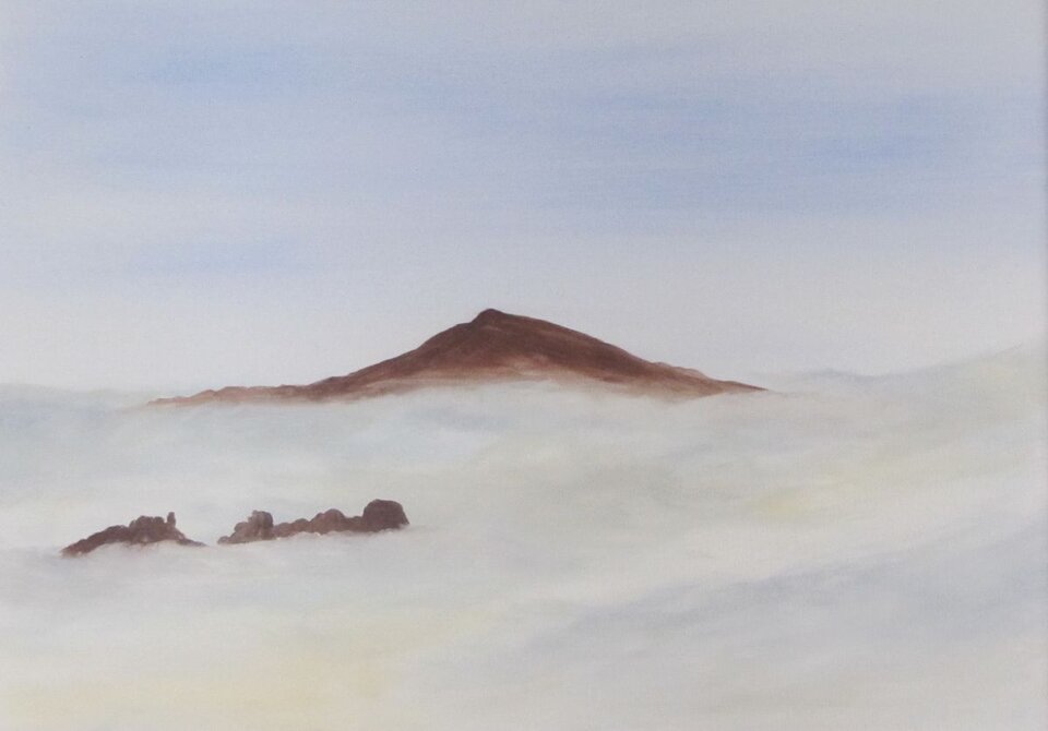 Inselhopping, Acryl auf Leinwand, Sigrid Braun-Umbach