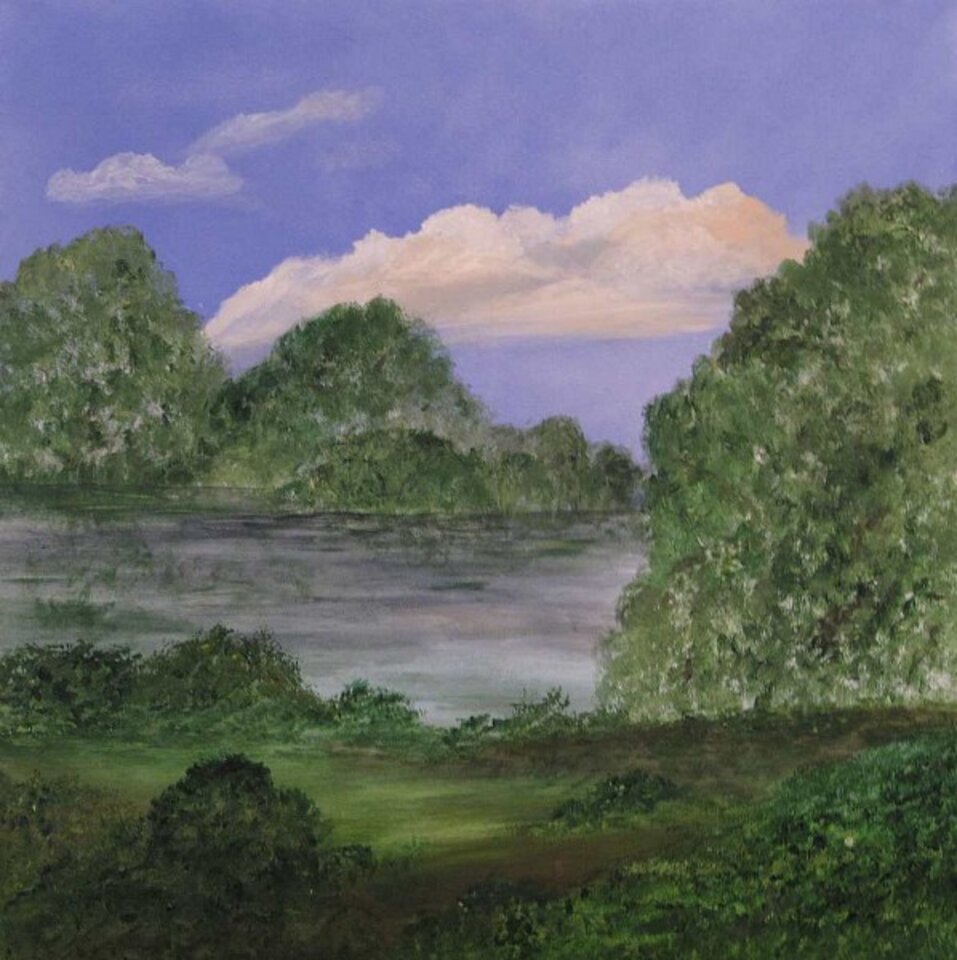 Frühsommermorgen, Acryl auf Leinwand, Sigrid Braun-Umbach