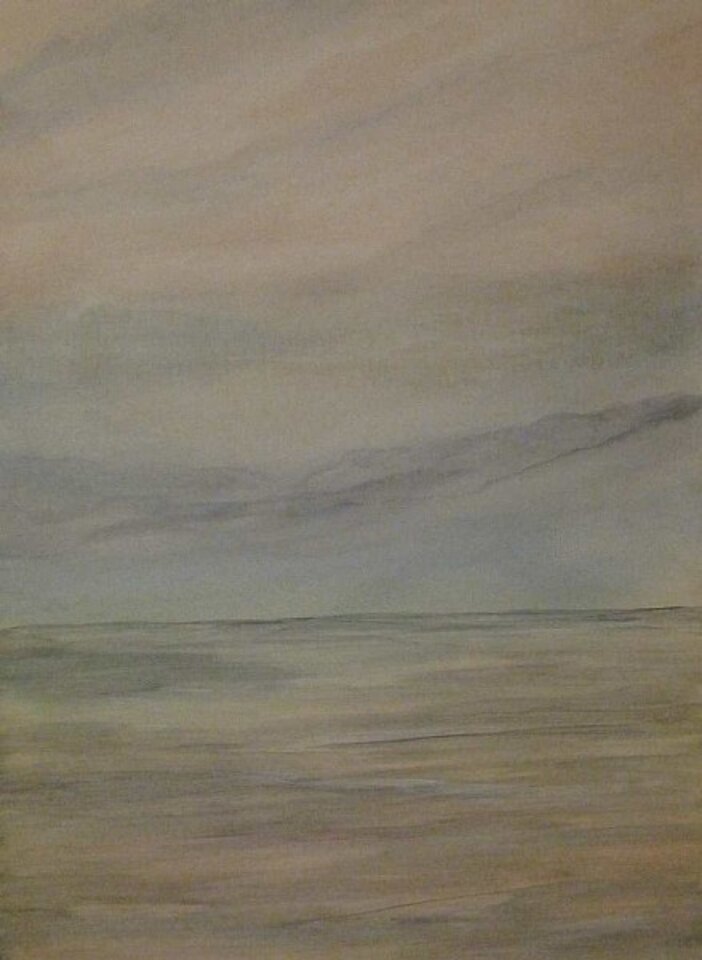 Abend. Still., Acryl auf Leinwand, Sigrid Braun-Umbach