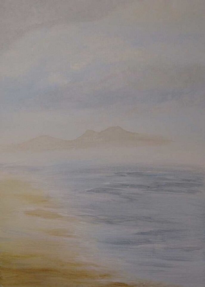 Morgen..., Acryl auf Leinwand, Sigrid Braun-Umbach