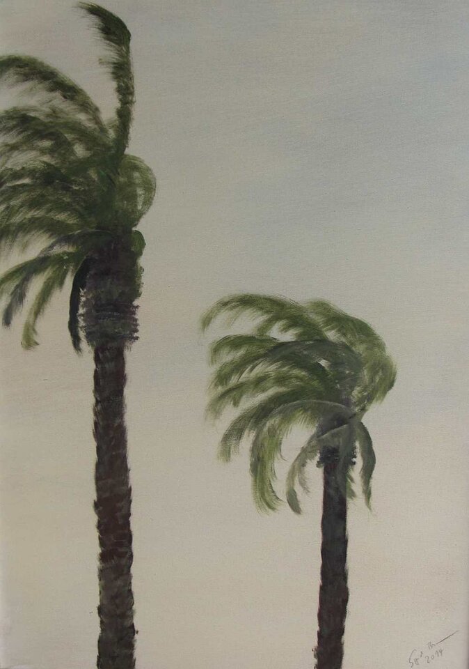 Calima, Acryl auf Leinwand, Sigrid Braun-Umbach