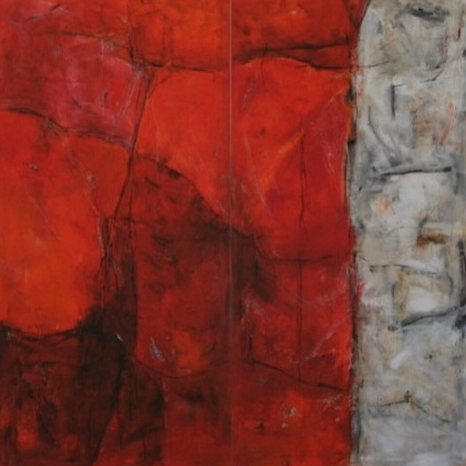 Seitliche Verschiebung, Acryl auf Leinwand, Annette  Marx