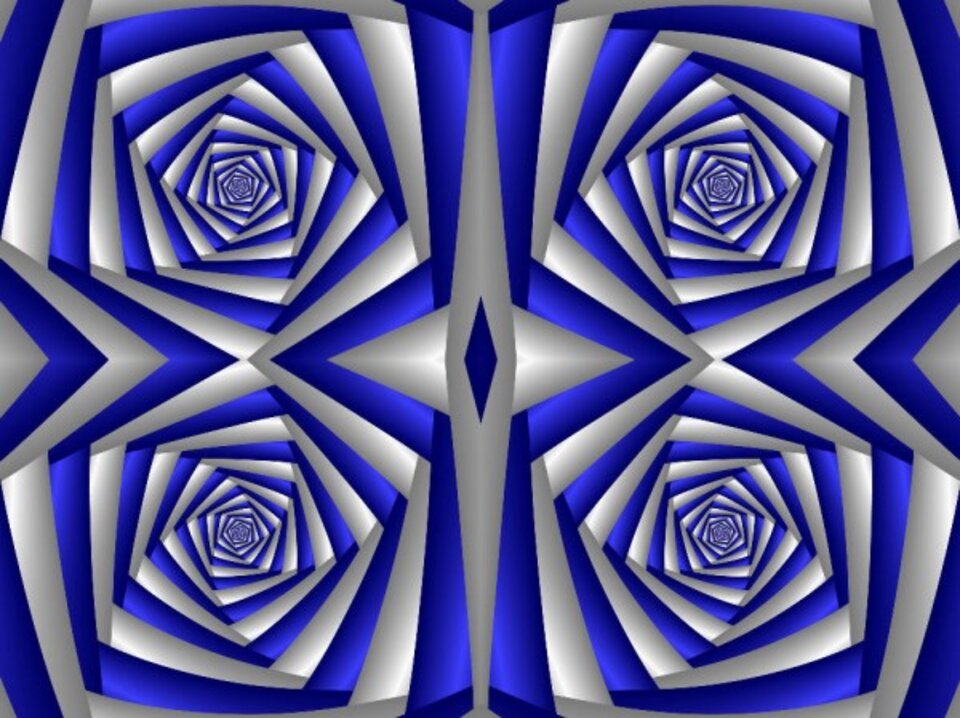 Blue and white by twodimensions, Hendrik Arie Baartman
