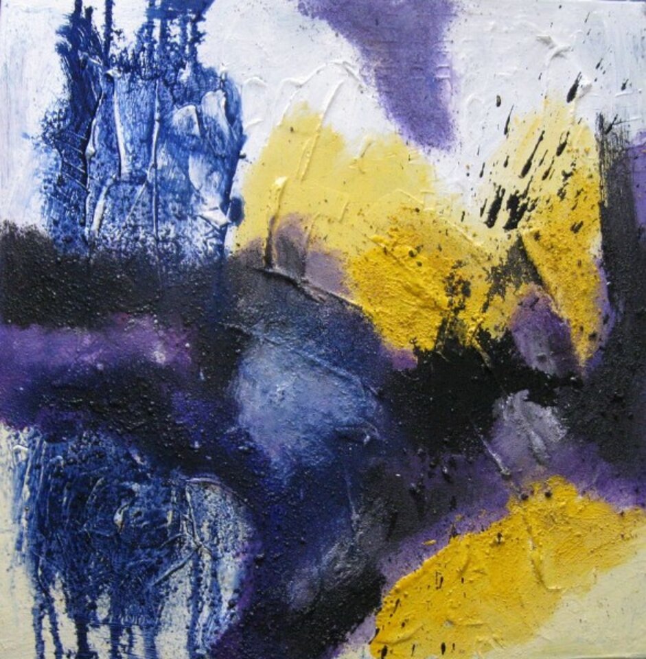 Wagnis II, Mischtechnik auf Leinwand, Kerstin Sigwart
