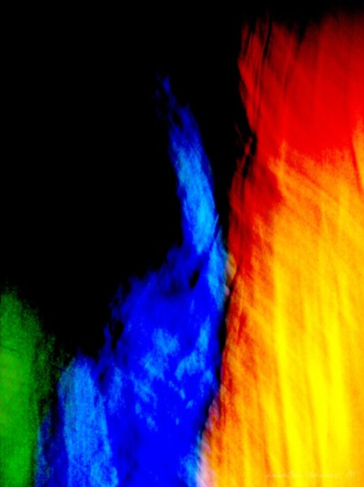Color-Play 2006, Druck auf Leinwand, Anselm Bonies