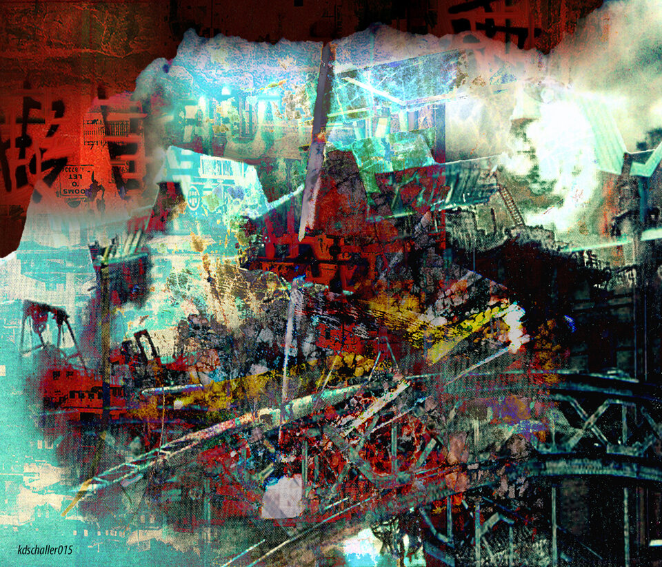 outburst, Digitalkunst , Karl Dieter Schaller