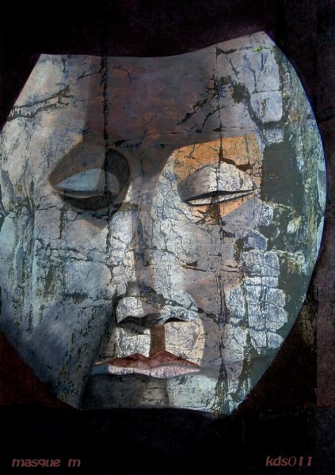 masque m, Digitalkunst , Karl Dieter Schaller