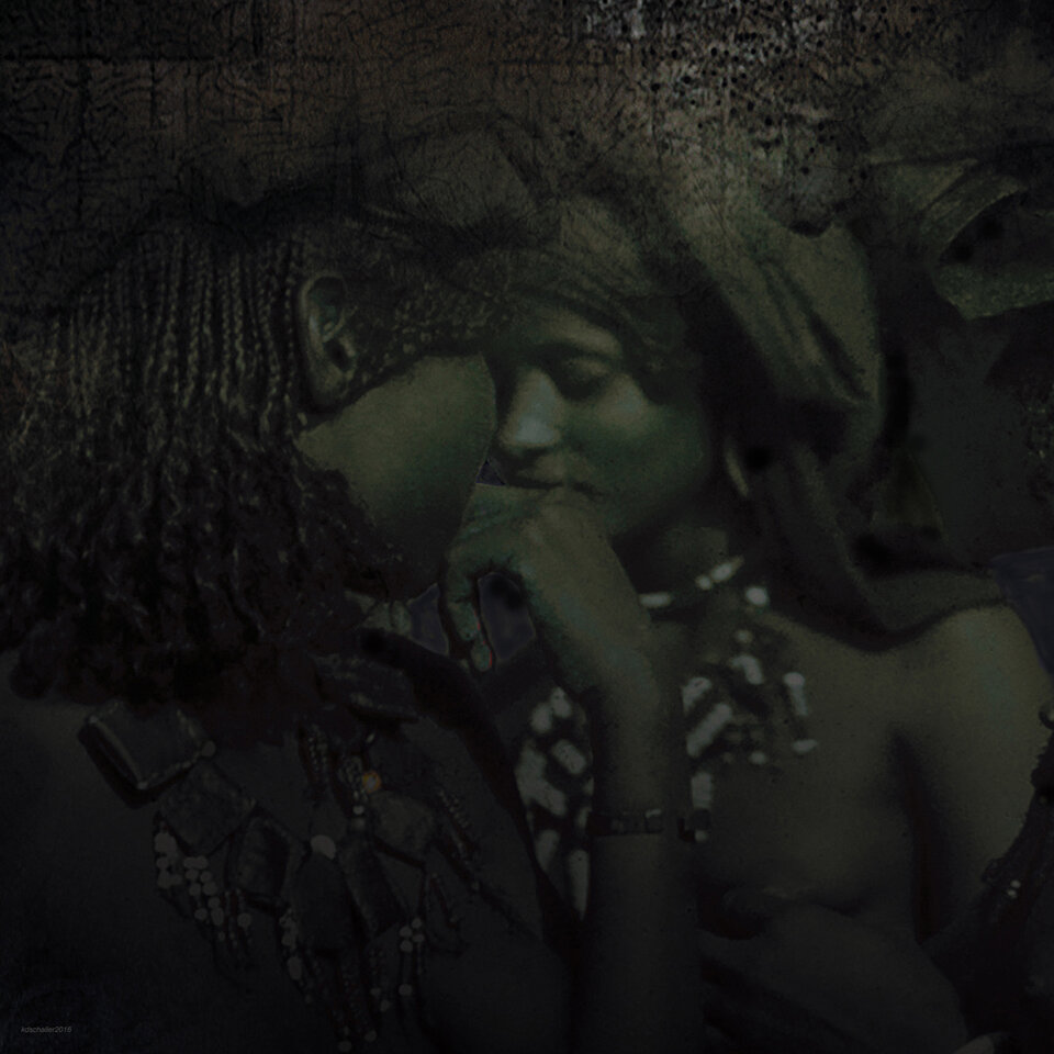 seduction of sheba, Farbfotografie , Karl Dieter Schaller