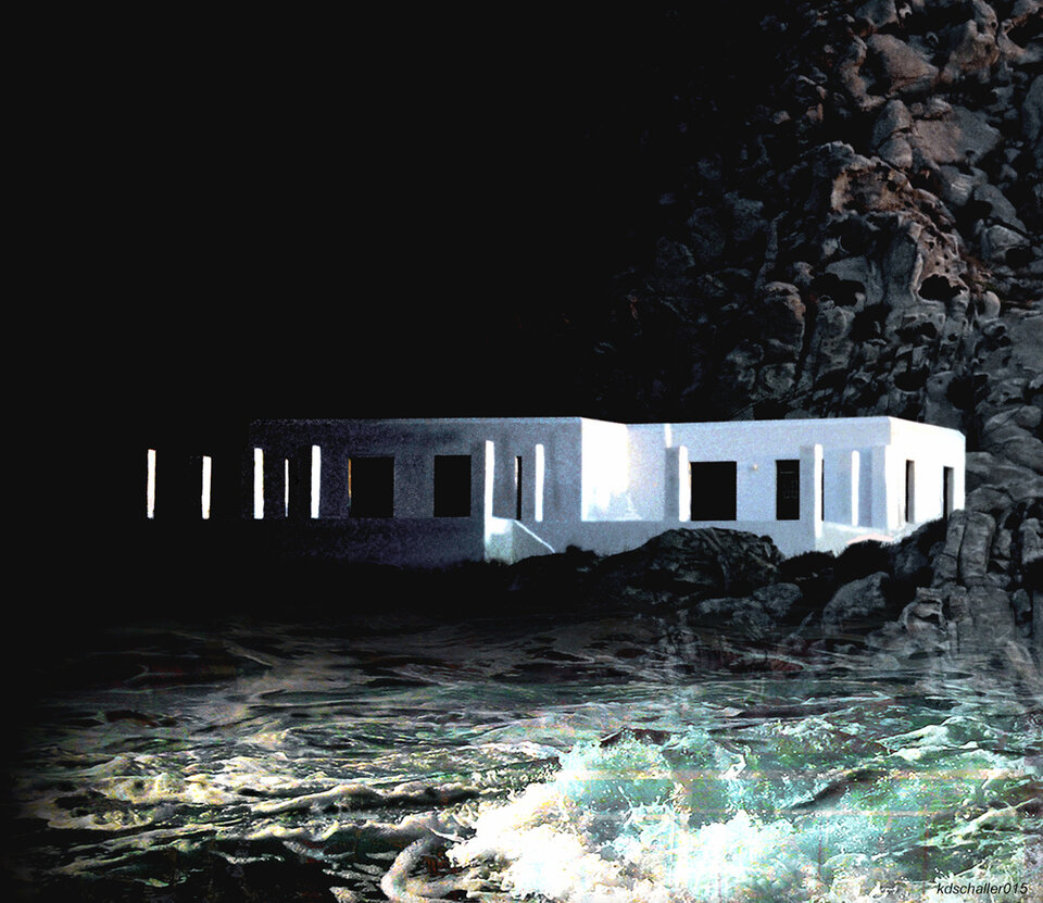 haus am meer, Farbfotografie , Karl Dieter Schaller