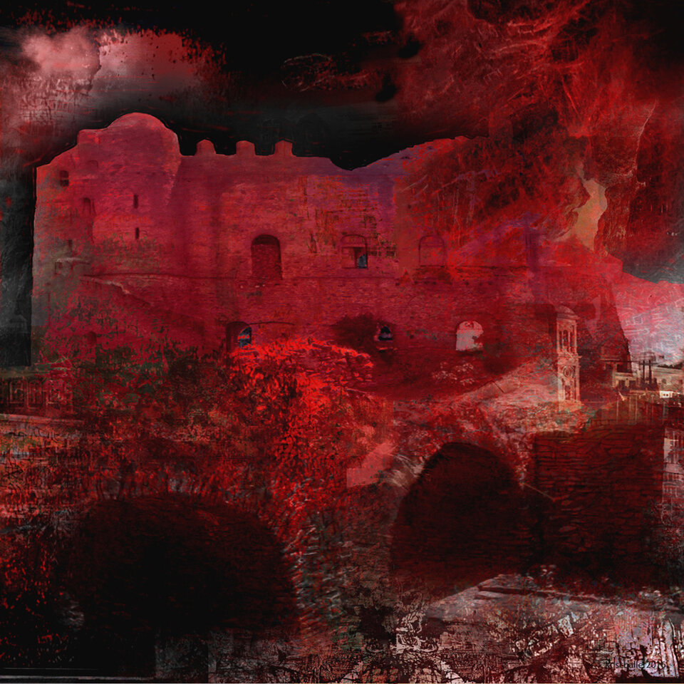 fournaise, Digitalkunst , Karl Dieter Schaller