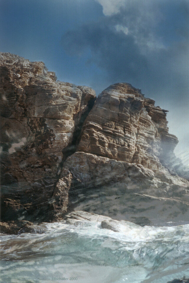 beaufort 9.unreachable., Farbfotografie auf Papier, Karl Dieter Schaller