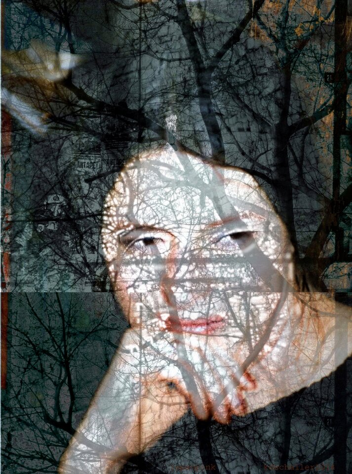 japan pink, Digitalkunst , Karl Dieter Schaller