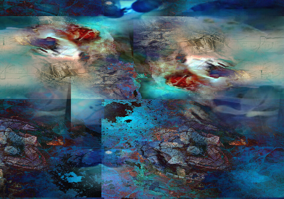 close to zero., Druck auf Leinwand, Karl Dieter Schaller