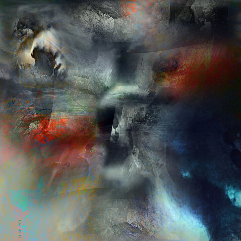 ravage, Druck auf Leinwand, Karl Dieter Schaller
