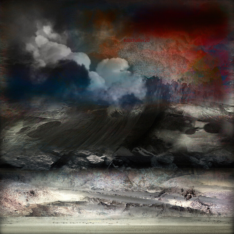 stormy weather 2, variable canvas, Karl Dieter Schaller