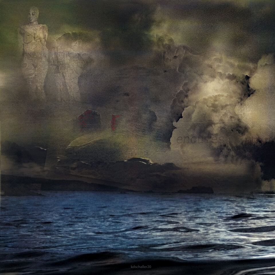 temps lugubres.version 2, variable canvas, Karl Dieter Schaller