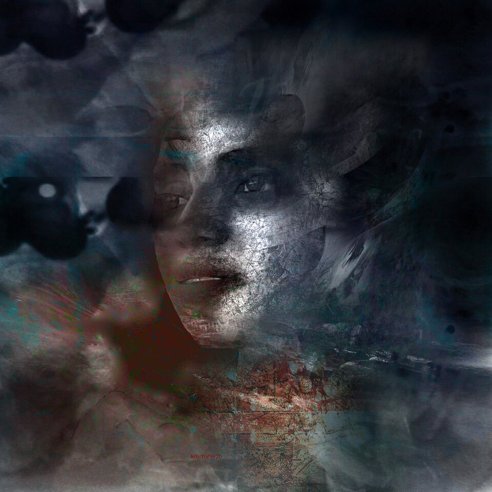 twilight shadows, variable canvas, Karl Dieter Schaller