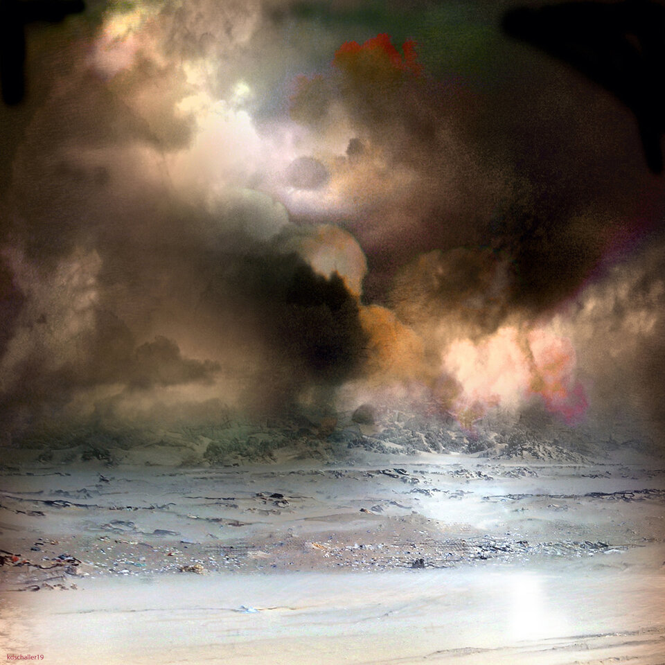 scorched 1.serie venimeux, variable canvas, Karl Dieter Schaller