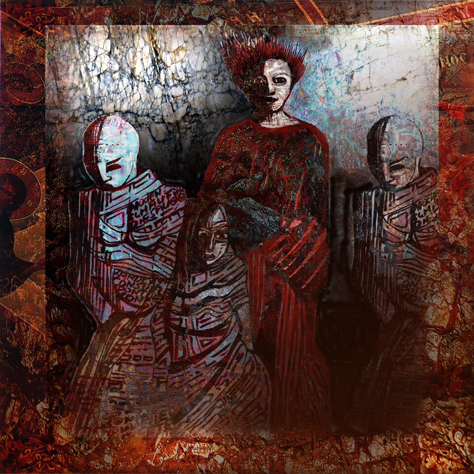 lady macbeth and...., variable canvas, Karl Dieter Schaller