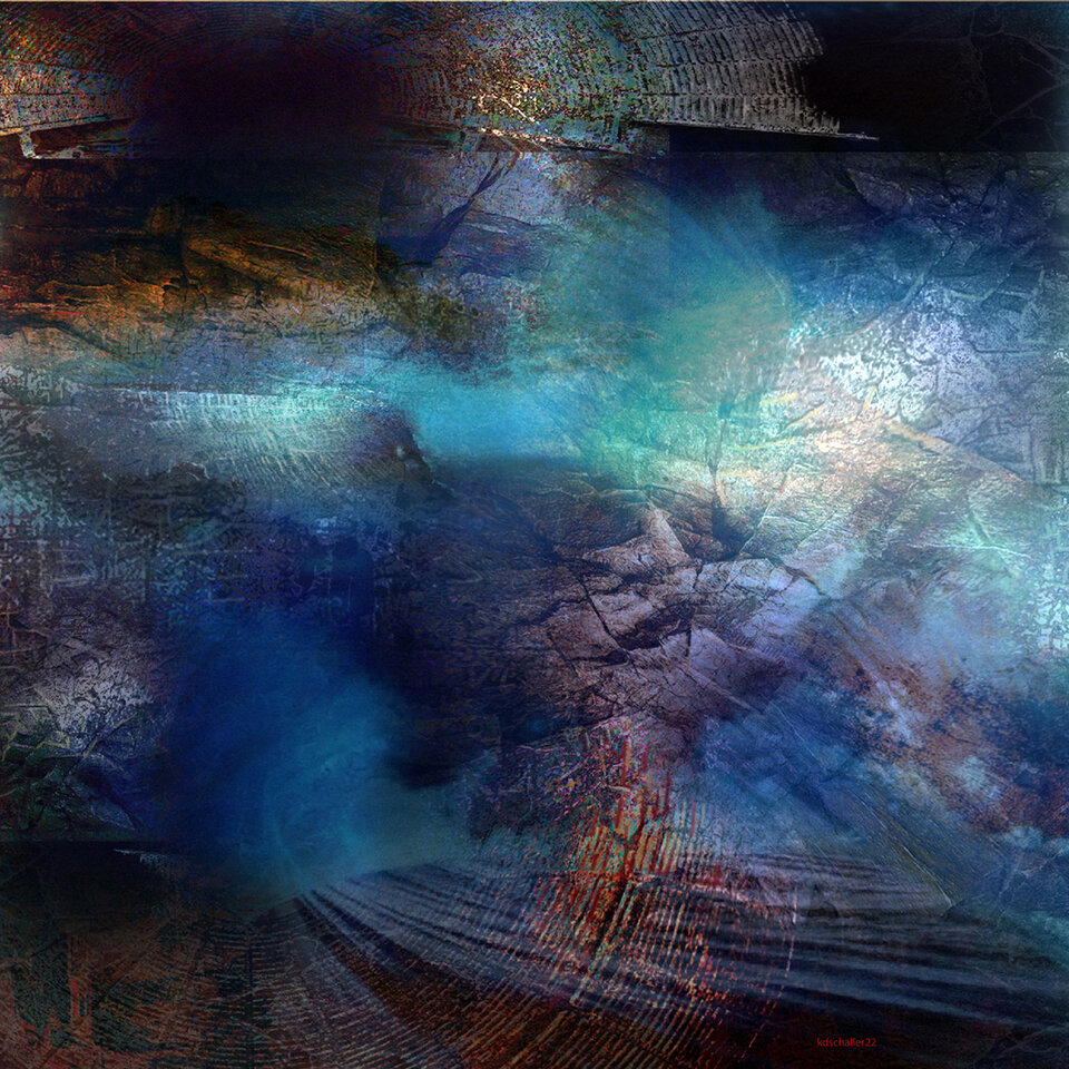 ogre du néant 1.serie., variable canvas, Karl Dieter Schaller