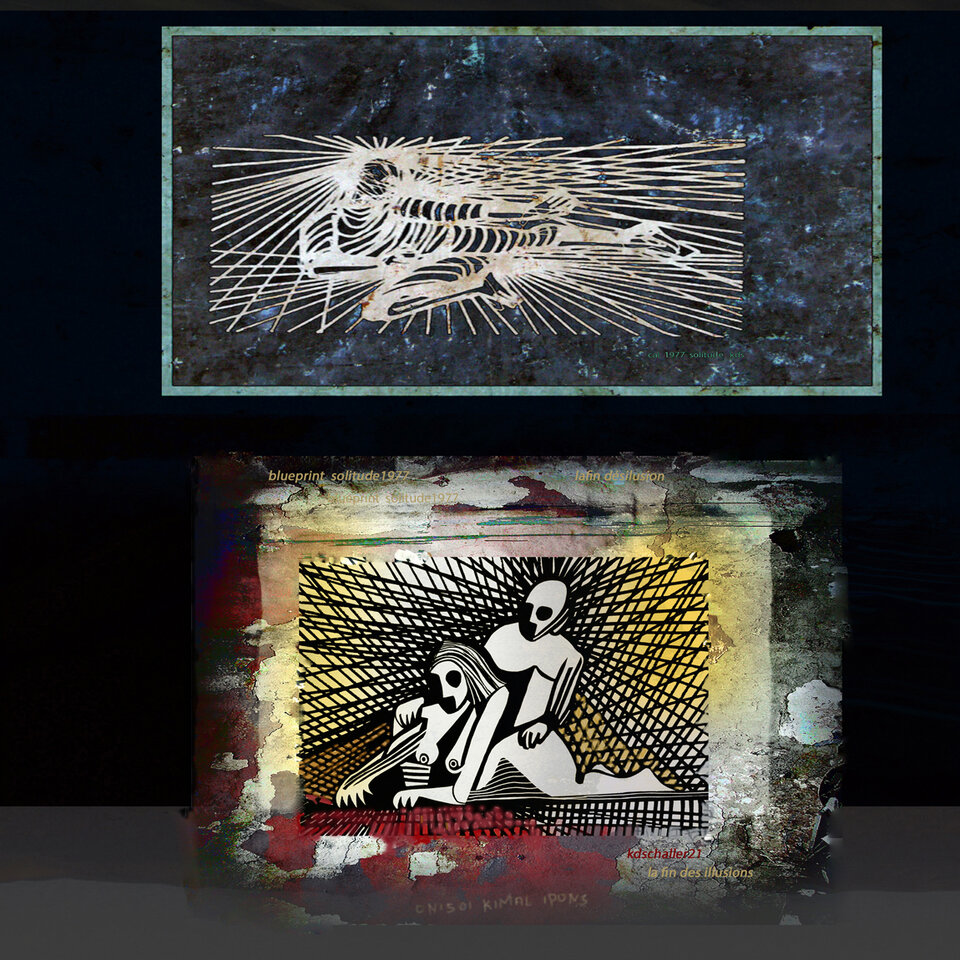 blueprint x1. la fin des illusions 3, variable canvas, Karl Dieter Schaller