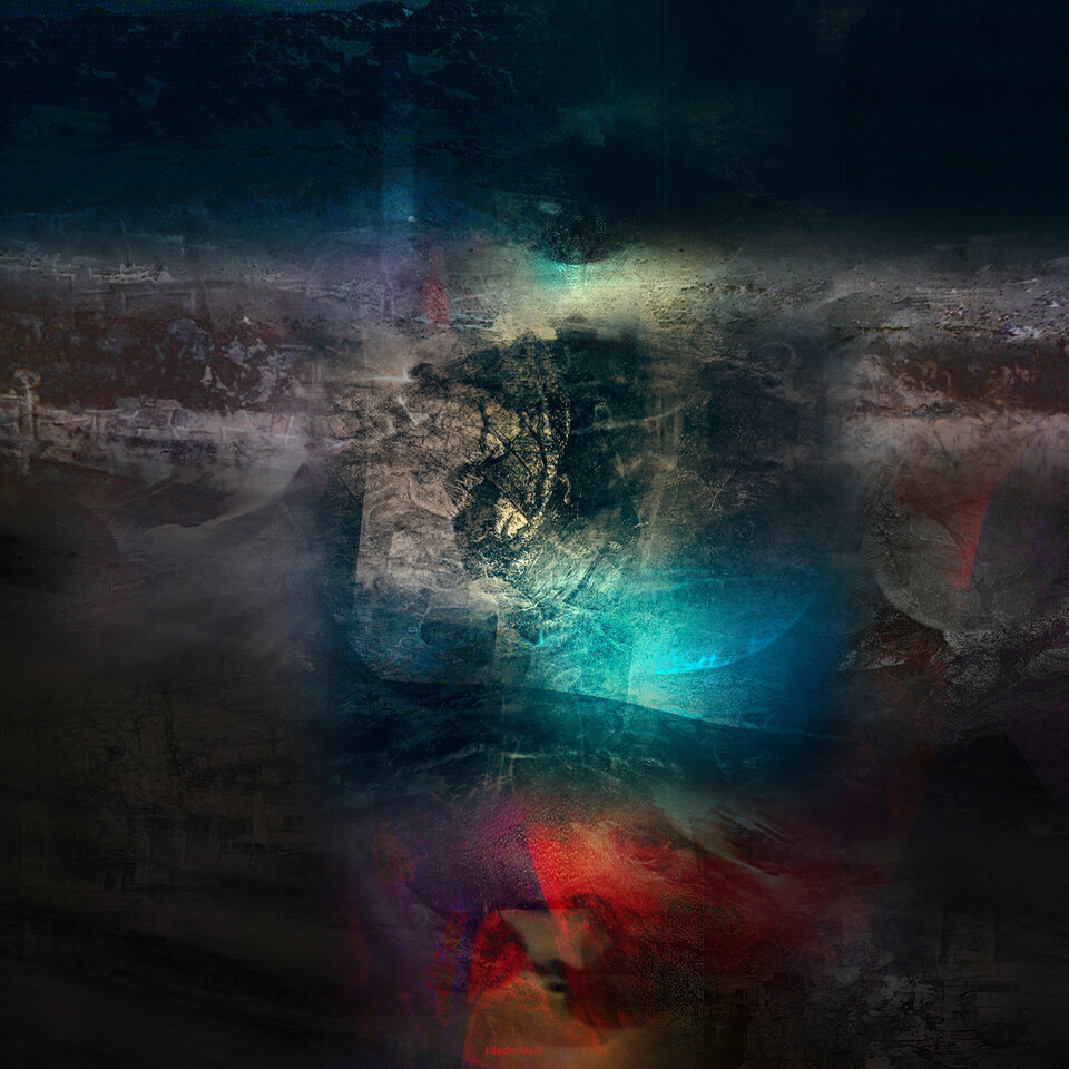 eureka.out of the depth of darkness.v1, variable canvas, Karl Dieter Schaller