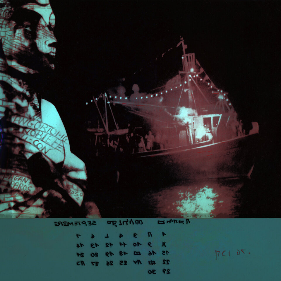 et bon voyage.v1, variable canvas, Karl Dieter Schaller