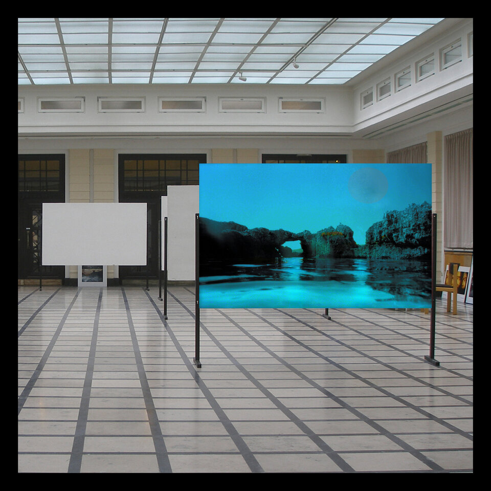 leo-lippmann saal. early bird, variable canvas, Karl Dieter Schaller