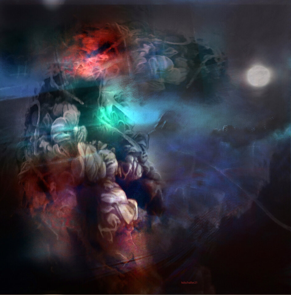 jenseits des sichtbaren. douleurs, variable canvas, Karl Dieter Schaller