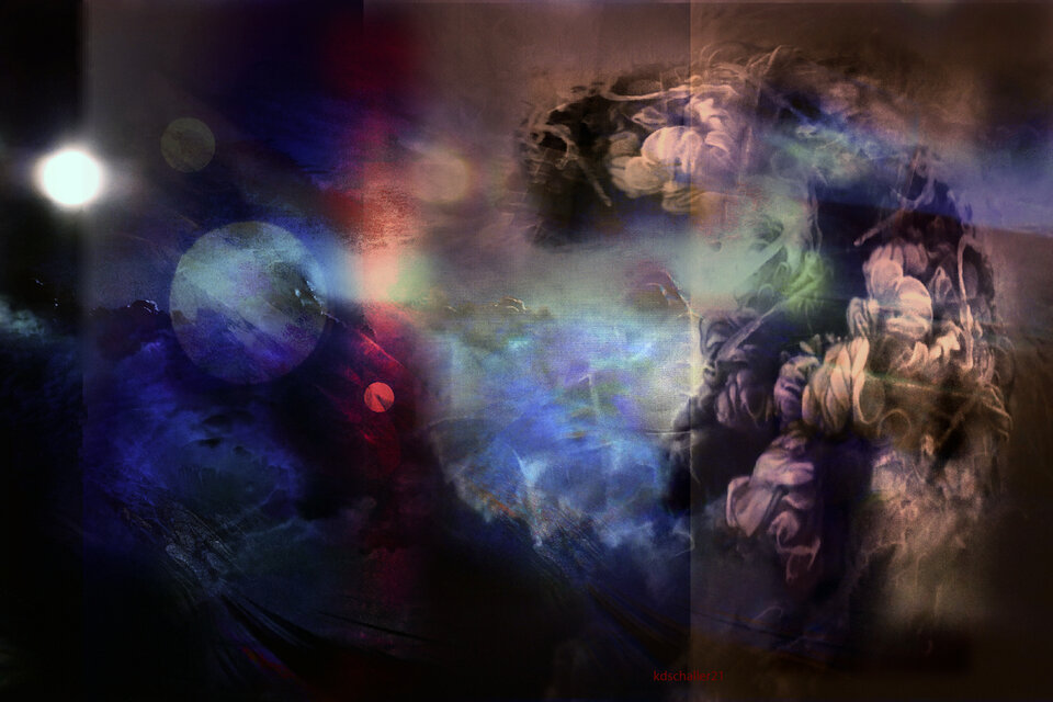 AU DELA DU VISIBLE. V2, variable canvas, Karl Dieter Schaller