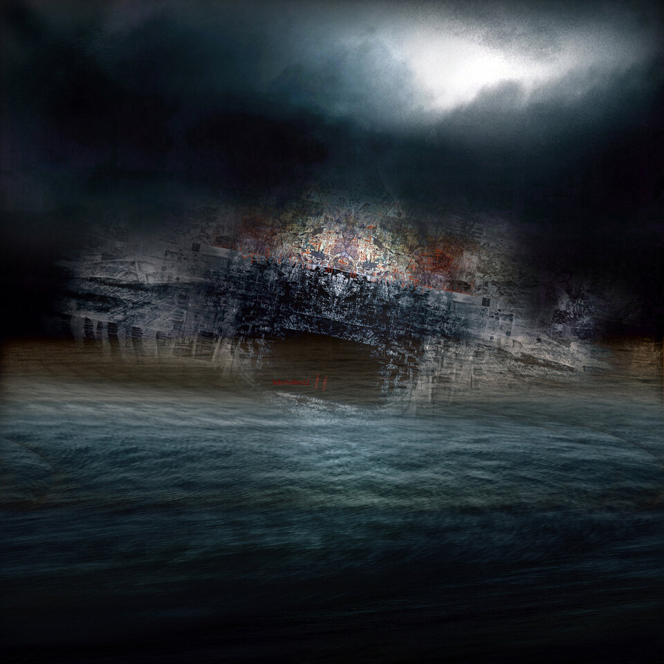 épave de la civilisation.v2, variable canvas, Karl Dieter Schaller