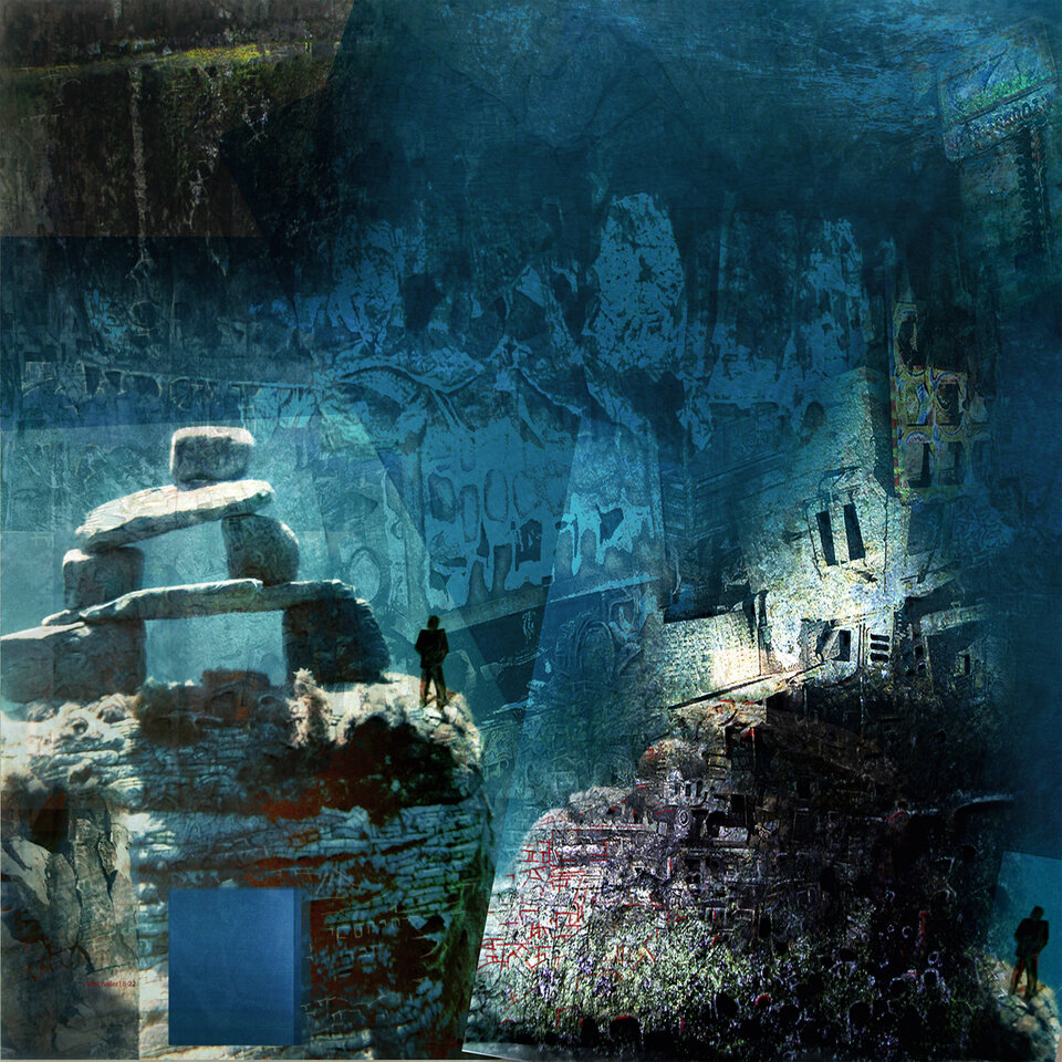 hidden places 1.v3, variable canvas, Karl Dieter Schaller