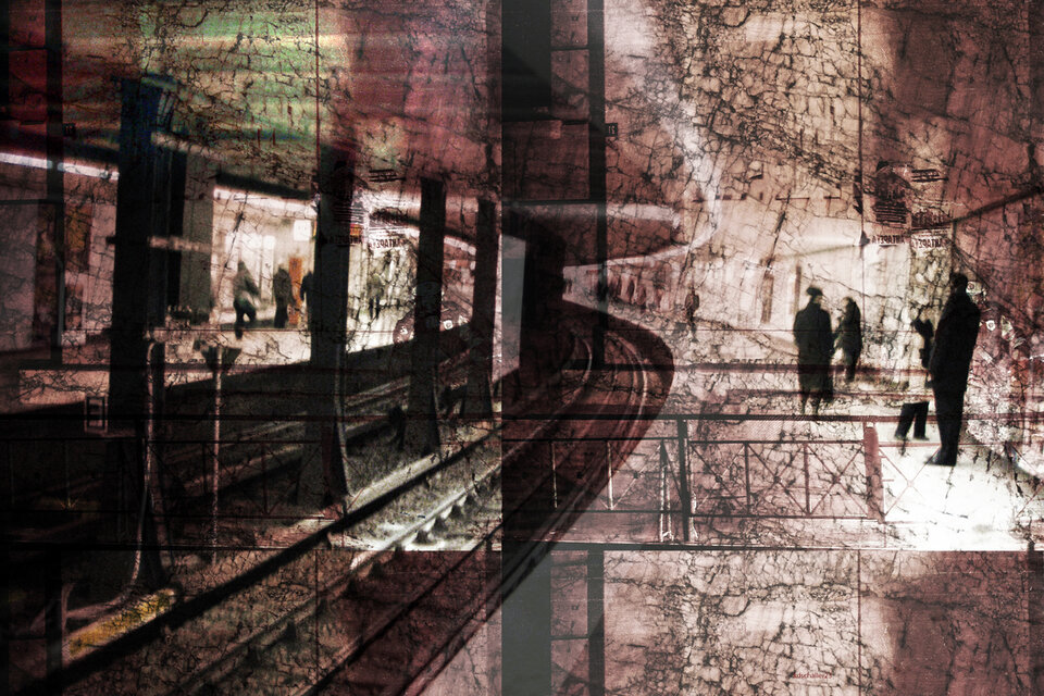 quotidien to ghostcity.v7, variable canvas, Karl Dieter Schaller