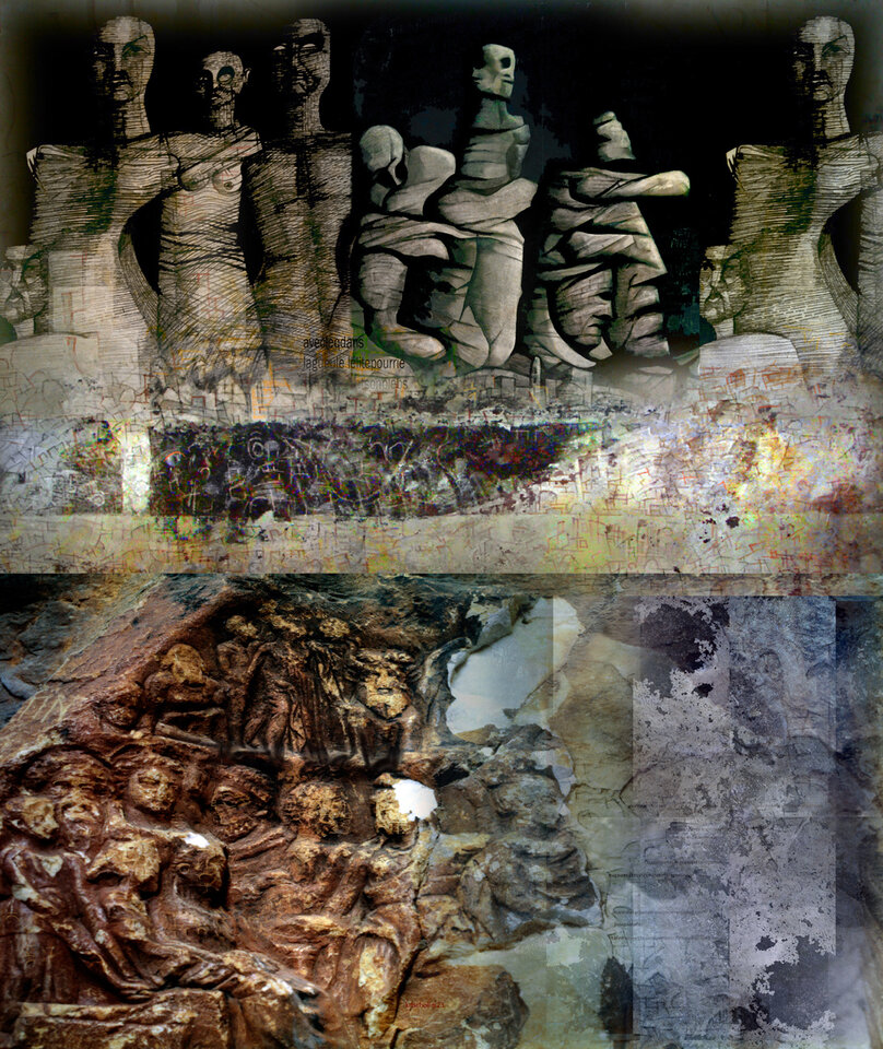 contrat social.teil 1, variable canvas, Karl Dieter Schaller