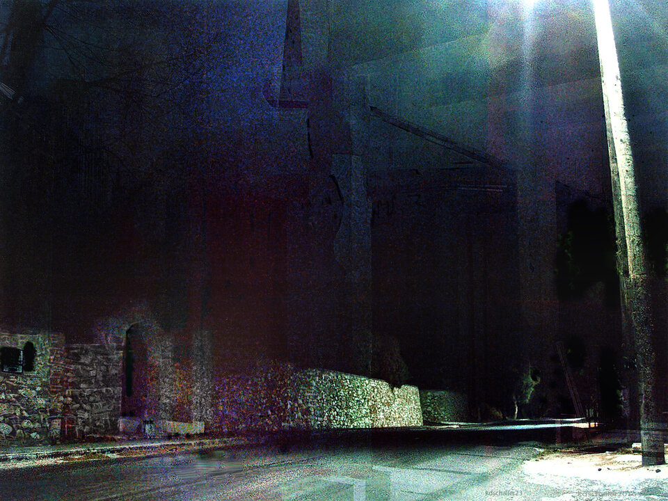 on the road 2, variable canvas, Karl Dieter Schaller