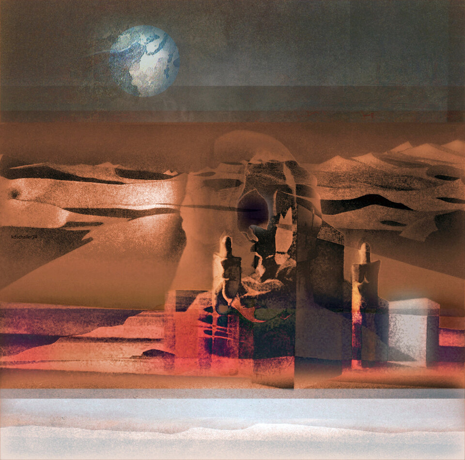 refugium, variable canvas, Karl Dieter Schaller