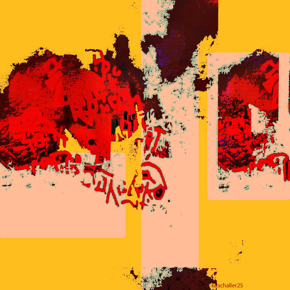 disruption 25 detail, variable canvas, Karl Dieter Schaller