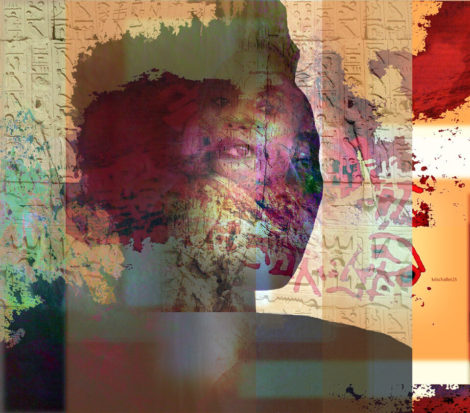 2025 etude 1, variable canvas, Karl Dieter Schaller