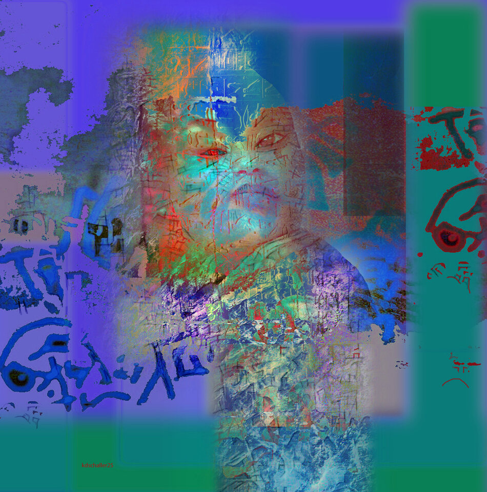 insolence v2 serie passepartout, variable canvas, Karl Dieter Schaller