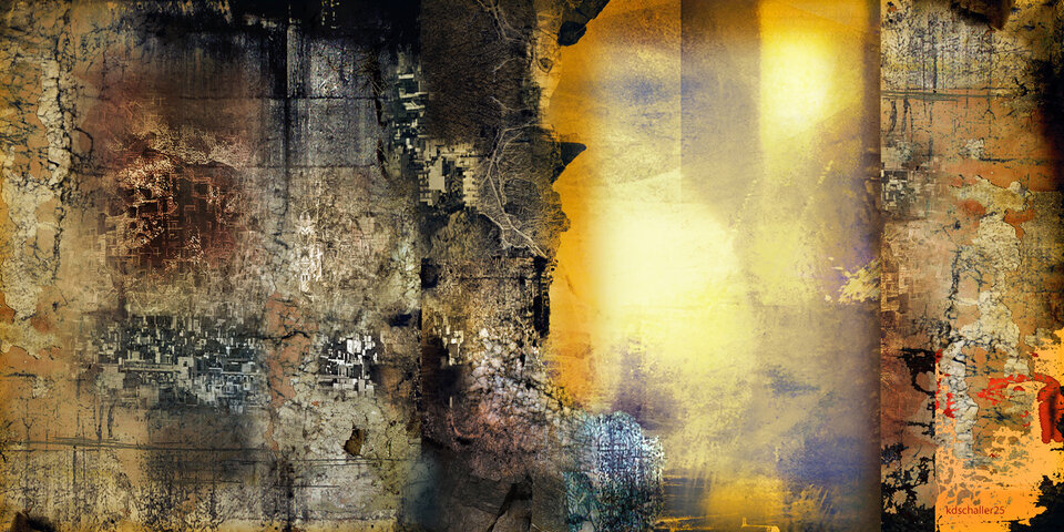 bresche 1 detail, variable canvas, Karl Dieter Schaller