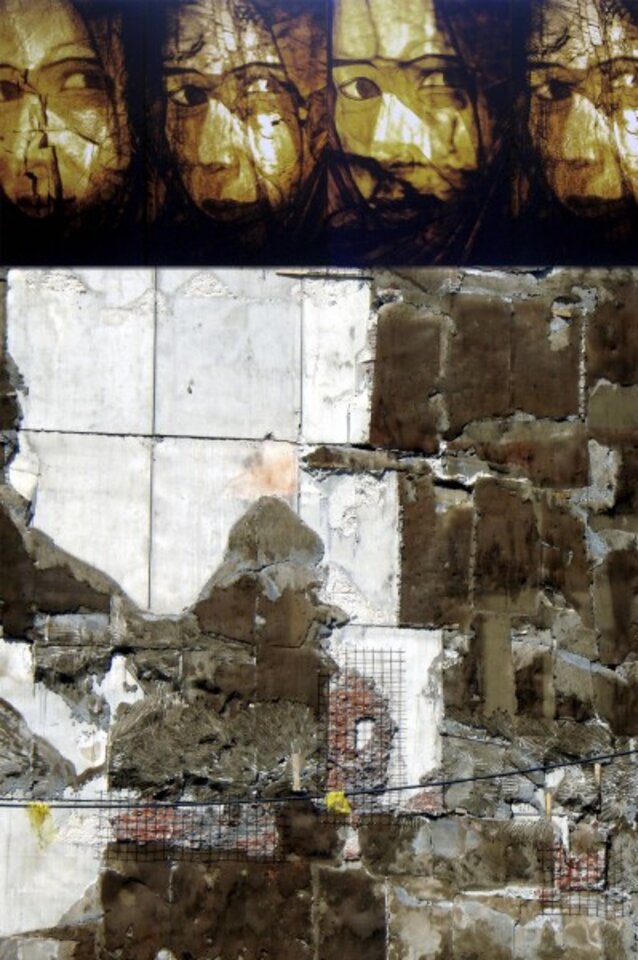 blick über die mauer, Digitalkunst , Karl Dieter Schaller