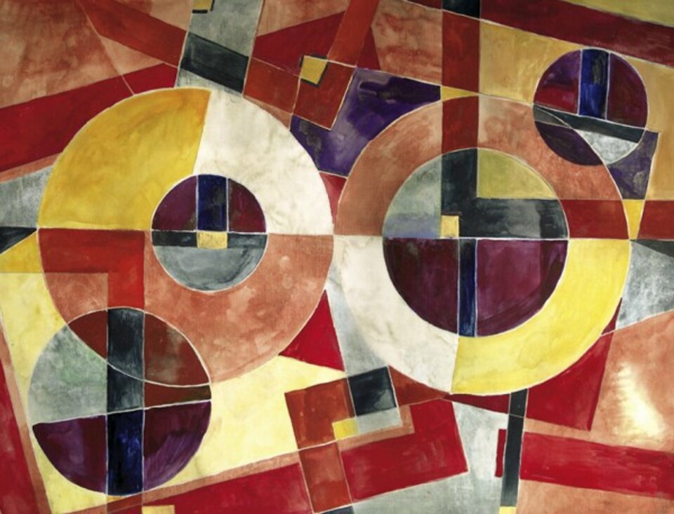 Räderwerk, Aquarell , Birgit Schulze